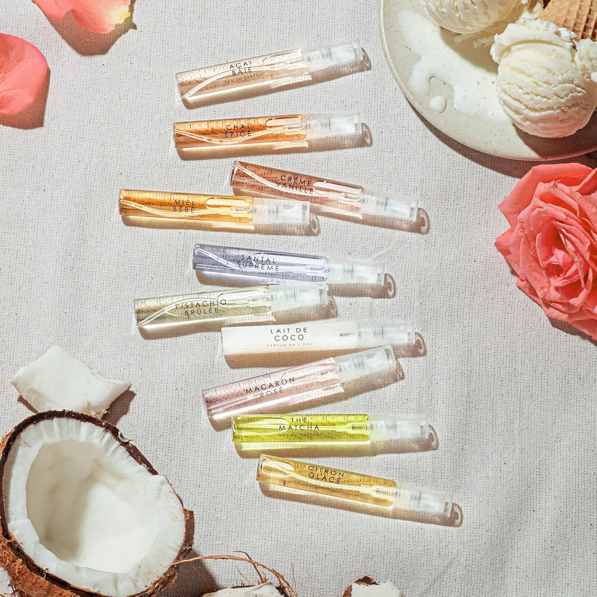 Le Monde Gourmand Parfum de Voyage 10 Piece Purse Spray Discovery Set - 0.23 fl oz (6.8 ml) Each