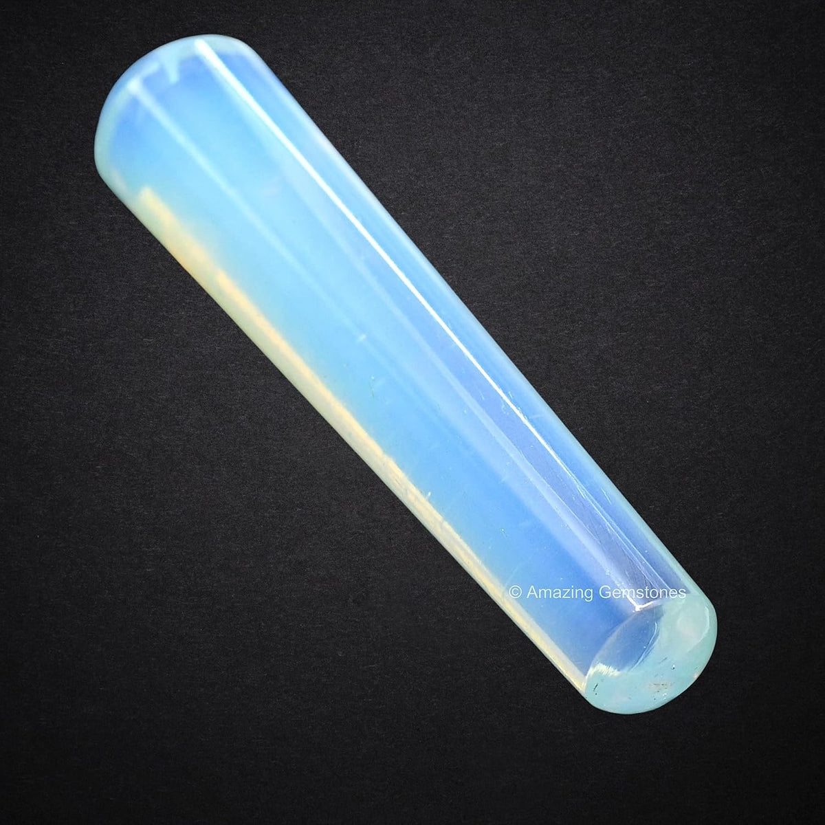 Amazing Gemstone Opalite Crystal Wand Massage Stick - Pelvic Wand Gua Sha for Adults - Crystals and