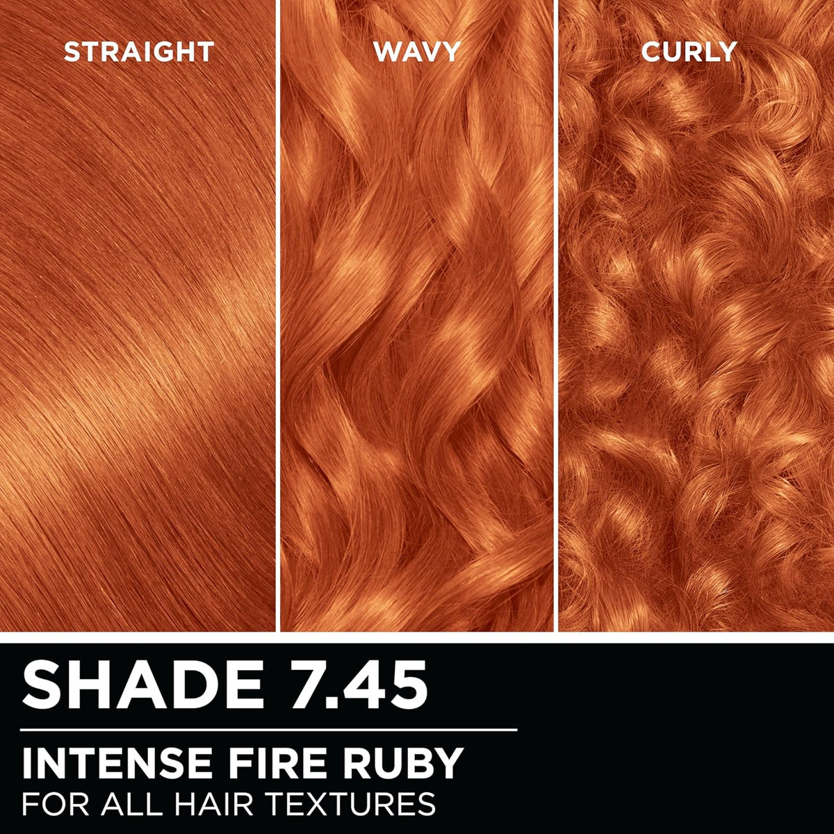 Garnier Hair Color Olia Ammonia-Free Brilliant Color Oil-Rich Permanent Hair Dye, 7.45 Dark Fire
