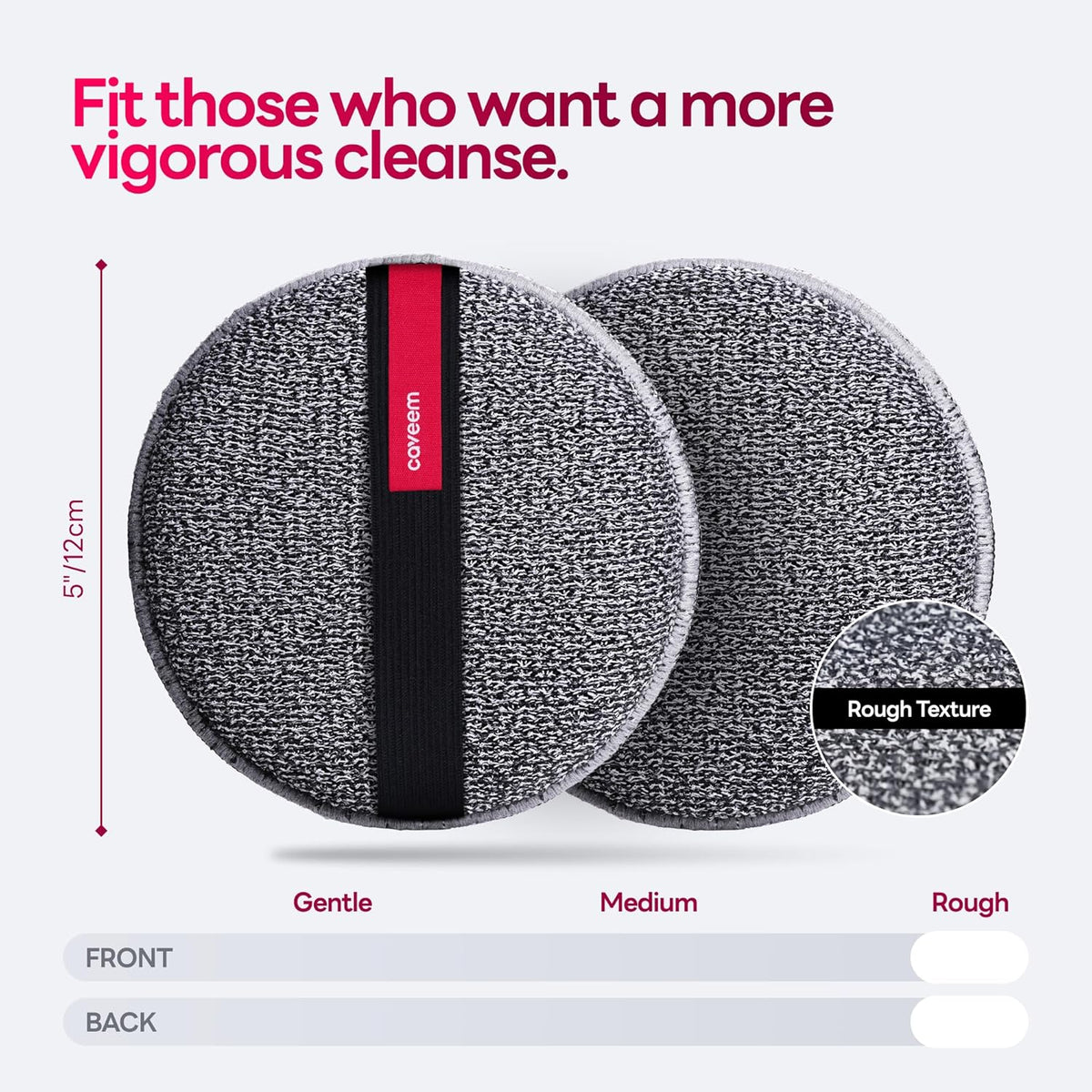 Exfoliating Body Scrubber, Extra Rough Shower Exfoliator Sponge, Body Exfoliating Sponges for