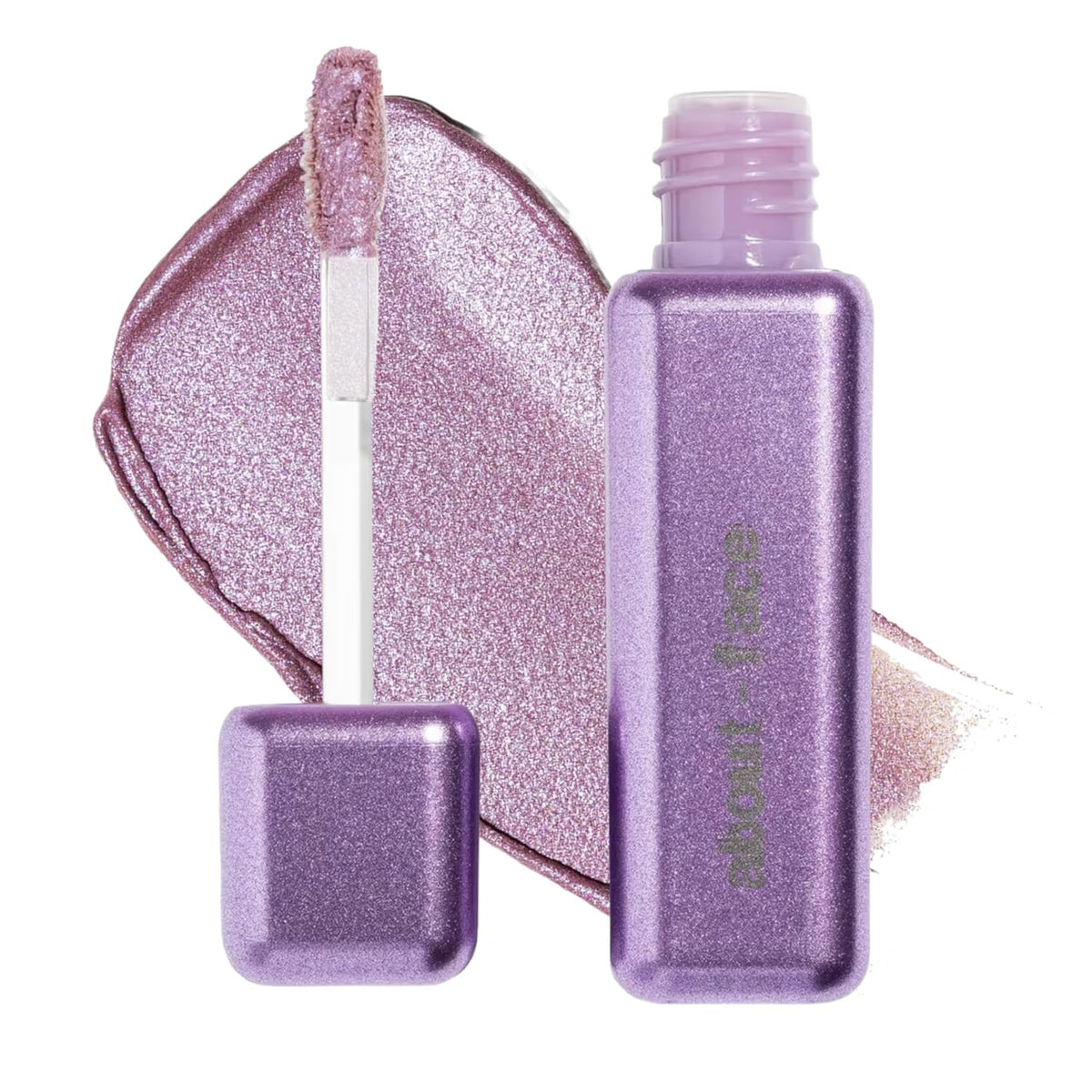 aboutface Fractal Glitter Eye Paint Take A Trip– Smudge-Proof, Long-Lasting Liquid Eyeshadow