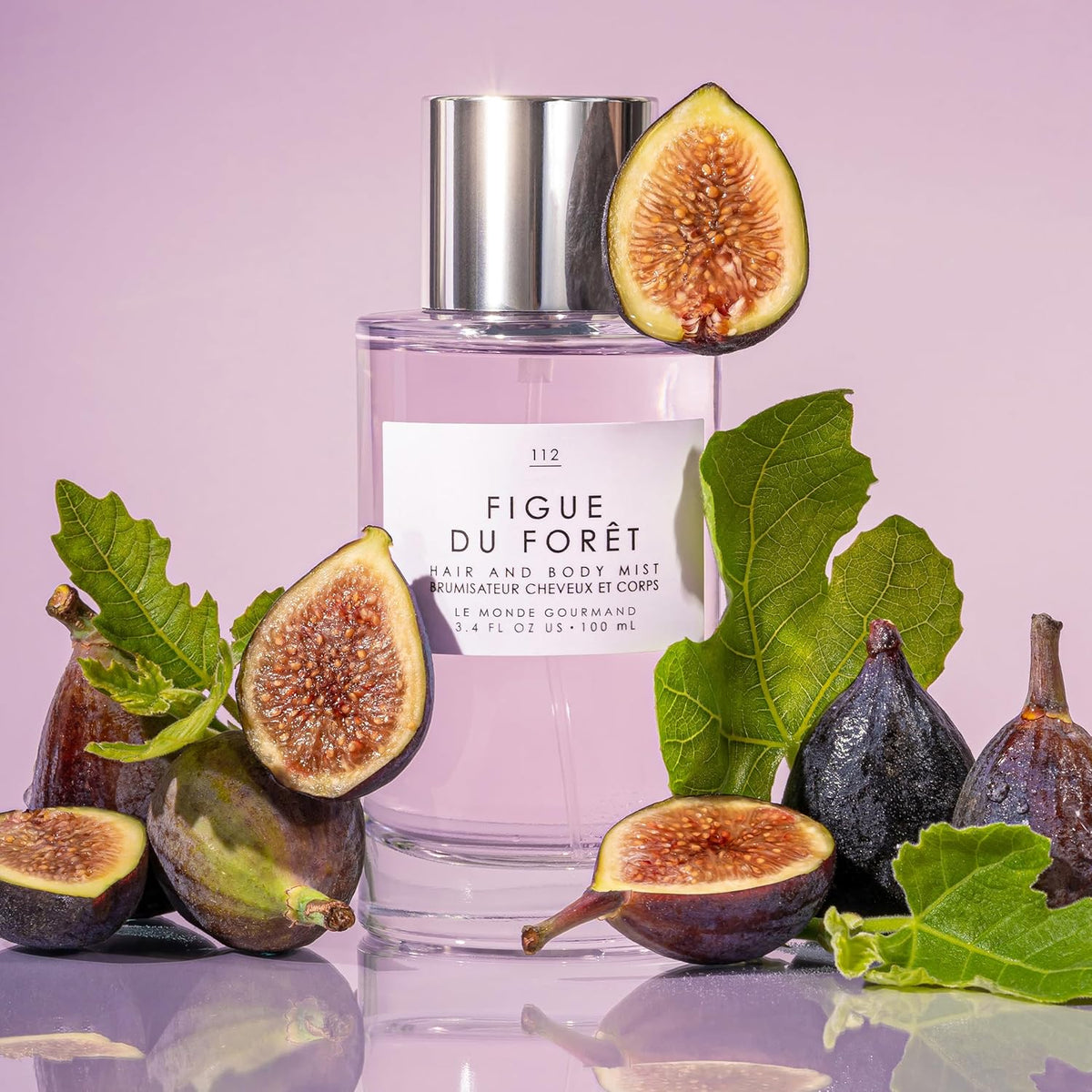 Le Monde Gourmand Figue du Forêt Hair & Body Perfume Mist - 3.4oz (100ml) - Fig, White Tea and