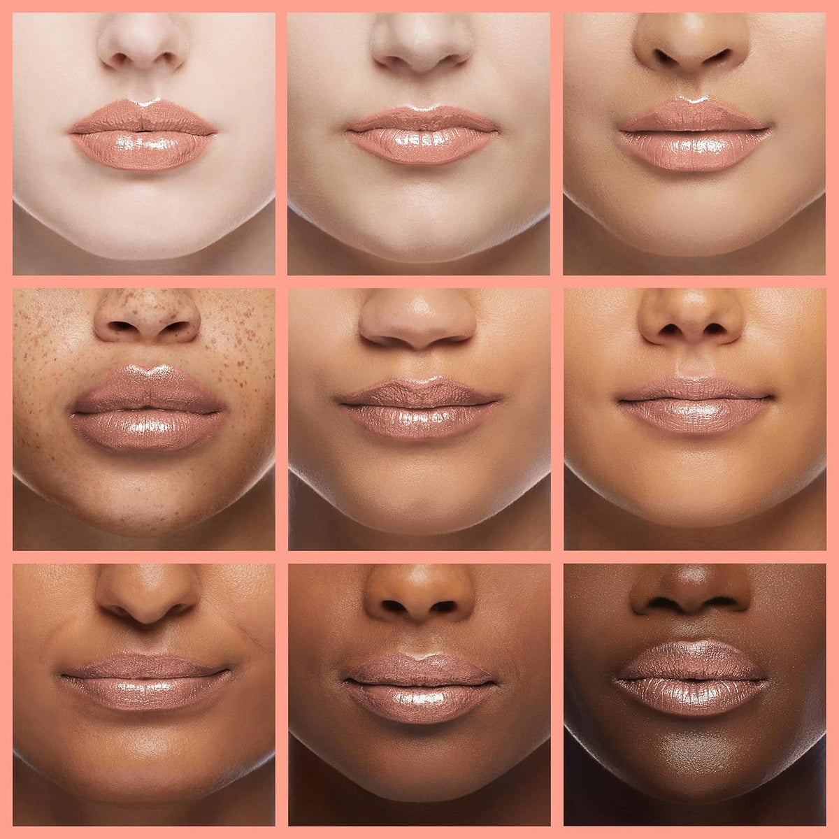 Oulac Metallic Lipstick for Women with Lightweight Hydrating Formula, Metallic Golden Nude Lip