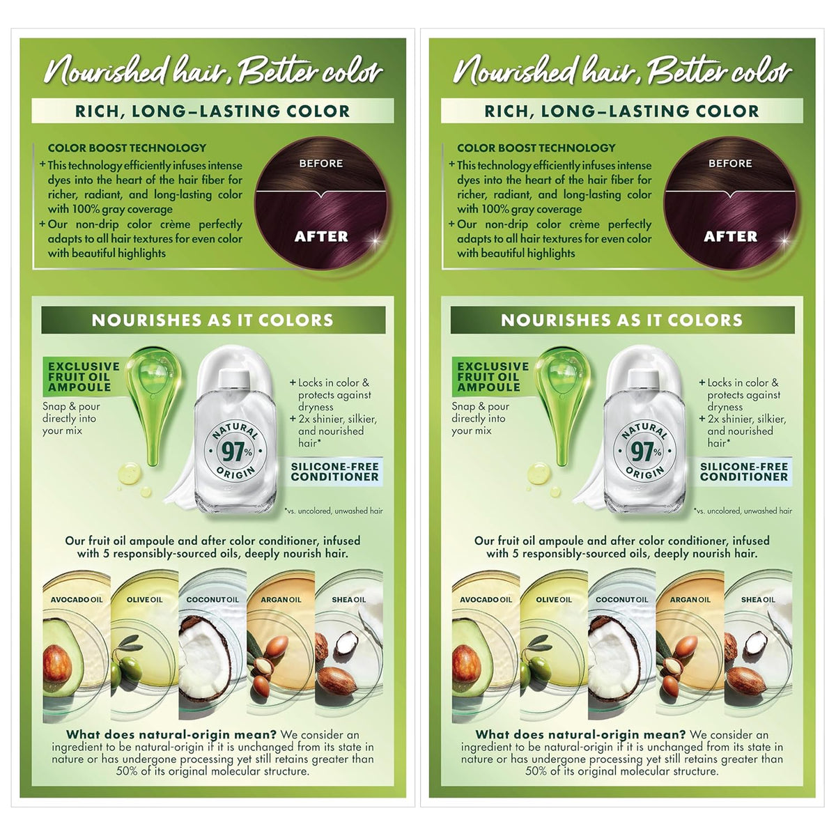 Garnier Hair Color Nutrisse Nourishing Creme, 362 Darkest Berry Burgundy (Raspberry Jam) Red