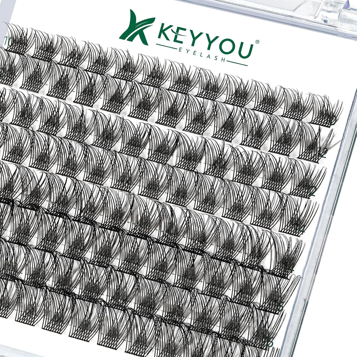 Lash Clusters,96 Pcs Cluster Lashes D Curl 8-18MIX DIY Lash Extensions Eyelash Clusters,KEYYOU