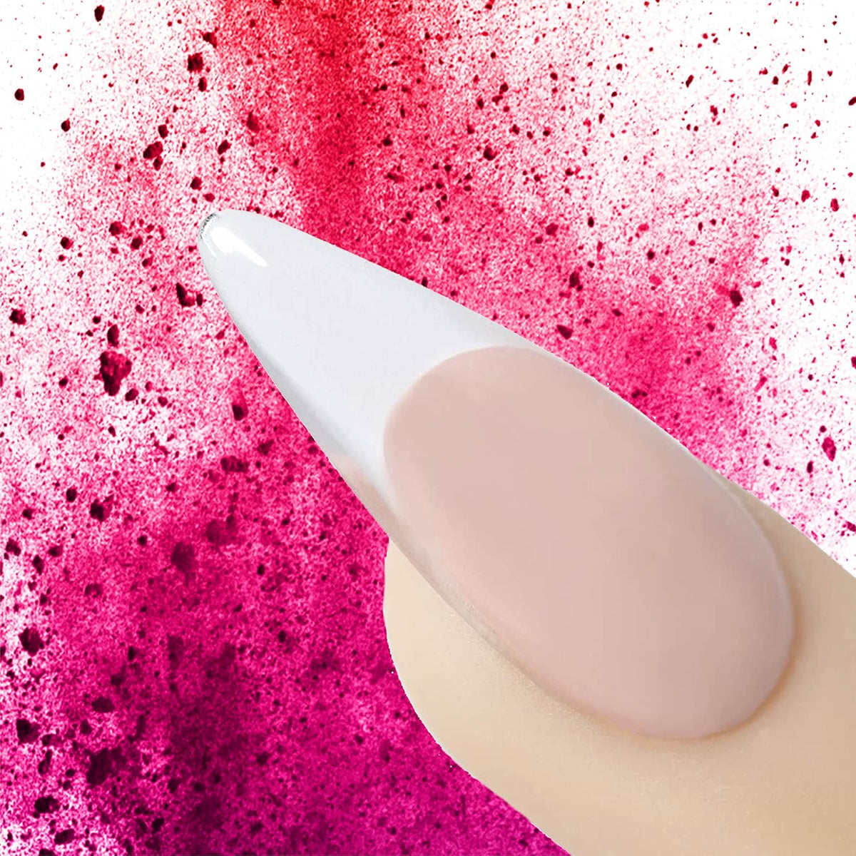 Young Nails Acrylic Core Powder - Self-Leveling Acrylic Nail Powder, Clear Nude Pink White Acrylic