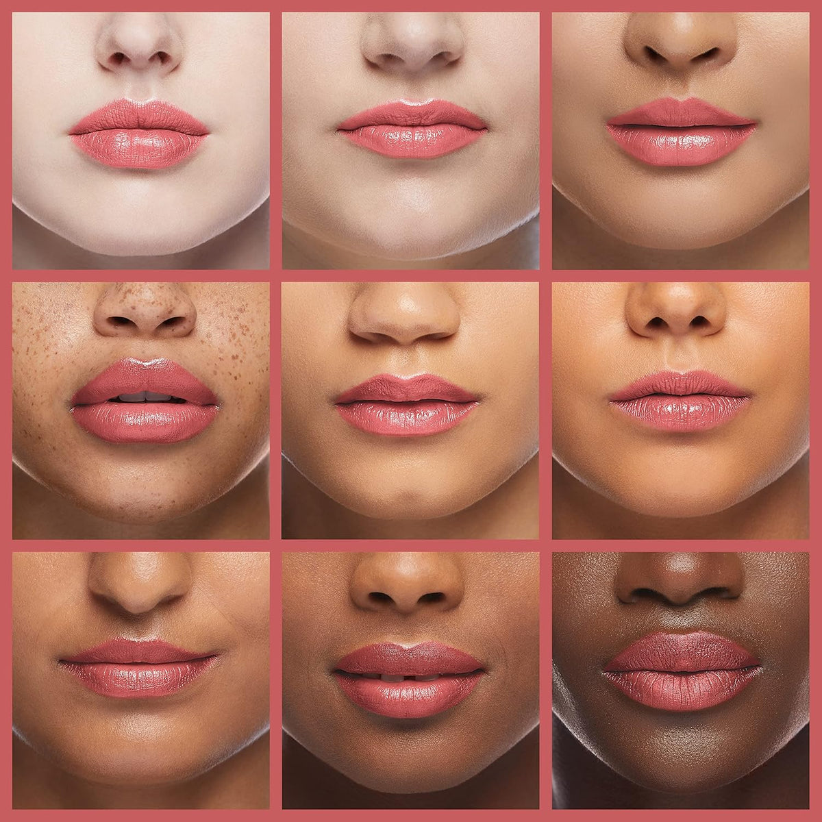 evpct 3Pcs Mauve Neutral Light Rosey Nude Blue Red Matte Liquid Lipstick Lip Stain Sets for Women