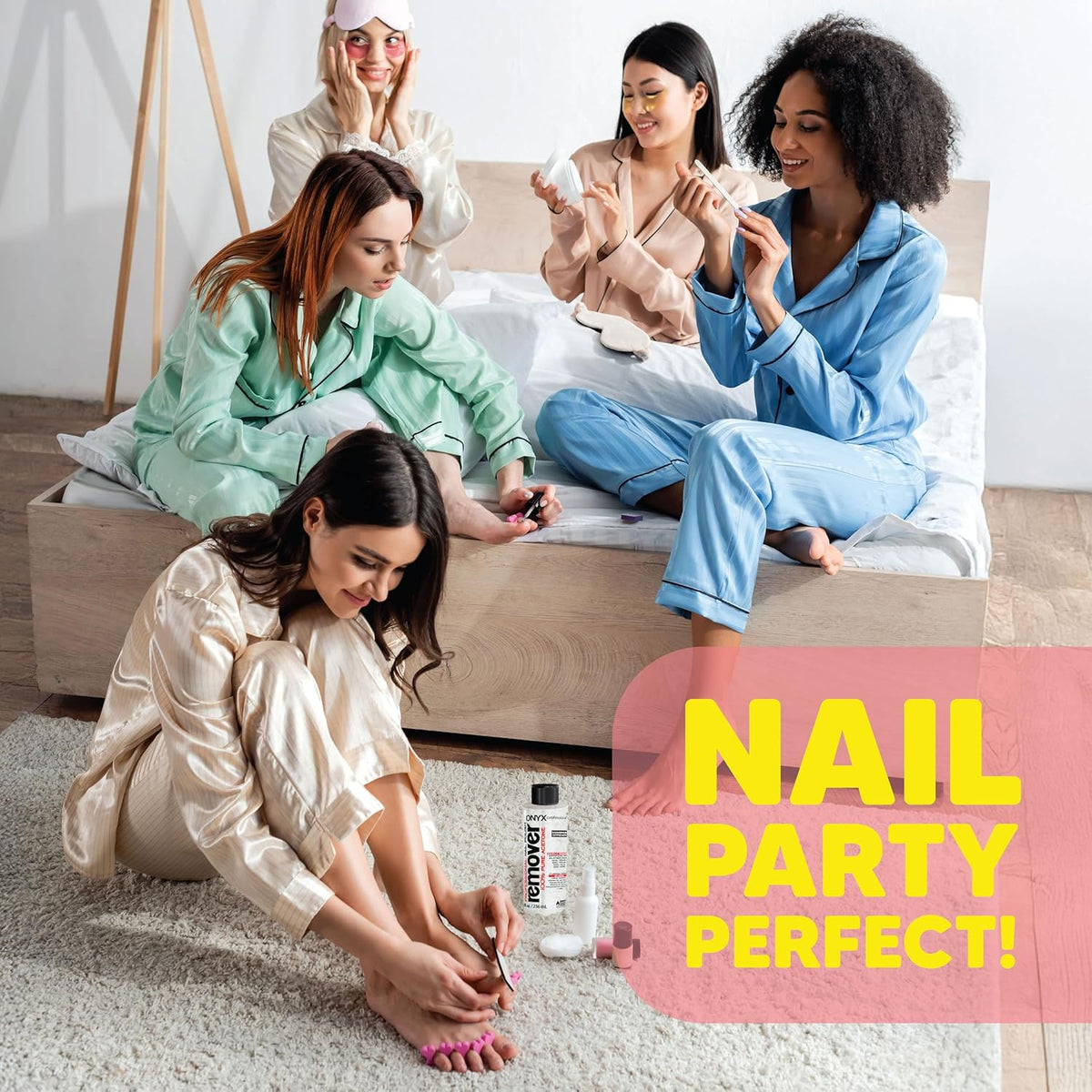 Onyx Professional 100% Pure Acetone Nail Polish Remover Kit with 7 inch Nail File, 8 fl oz - Made