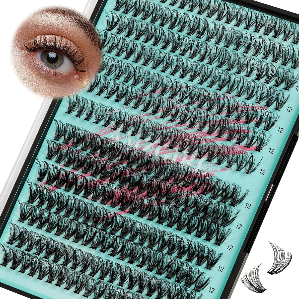 Lash Clusters Wispy 280PCS Eyelash Extension 30D 40D Cluster Lashes Individual Lashes DIY Lash