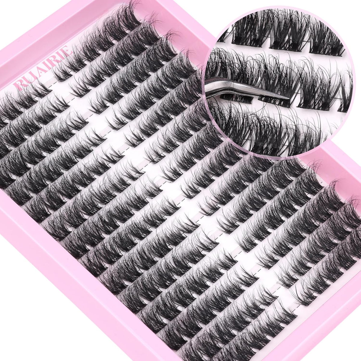 Lash Clusters Volume Eyelash Clusters Eyelash Extensions 168pcs DIY Individual Lashes Extensions