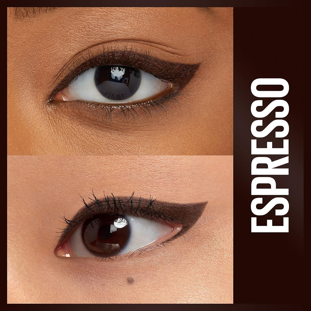 Maybelline Unstoppable Waterproof Mechanical Brown Eyeliner Pencil, Easy to Apply, Smooth Glide, Up