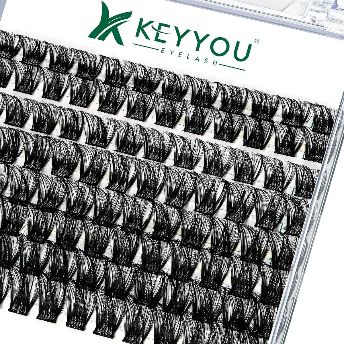 Lash Clusters,96 Pcs Cluster Lashes D Curl 10-18MIX DIY Lash Extensions Eyelash Clusters,KEYYOU