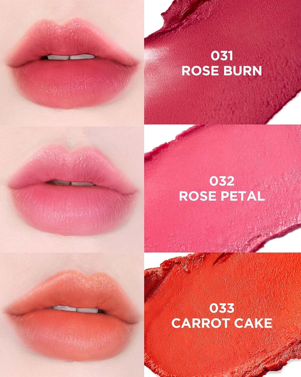 [TOCOBO] Powder Cream Lip Balm 032 Rose Petal 0.67 oz / 19g | Soft Matte Velvet Type Vegan Lip Balm