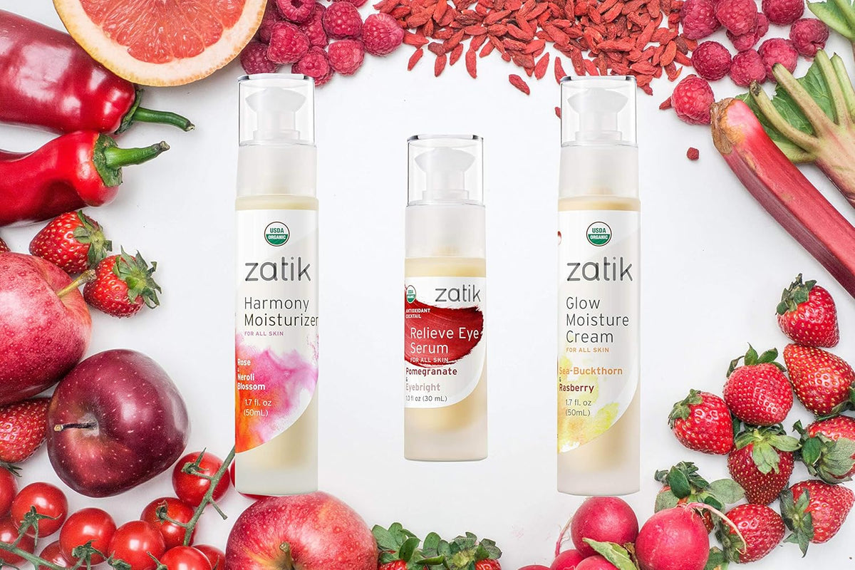 Zatik Naturals - Harmony Moisturizer with Rose and Neroli Blossom, USDA Organic, Vegan, Non GMO