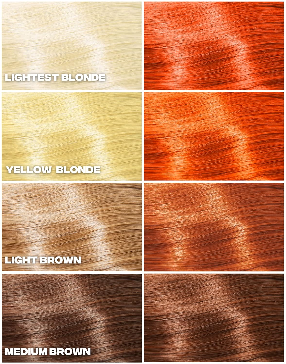 Good Dye Young Semi-Permanent Hair Color, Vegan and Cruelty-Free Orange Hair Dye, Last up to 24