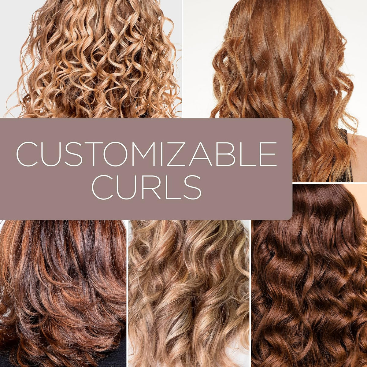 Conair Double Ceramic Multi-Attachment Hair Styler, 5-in-1 Curling Wand Set to Create Curls, Waves