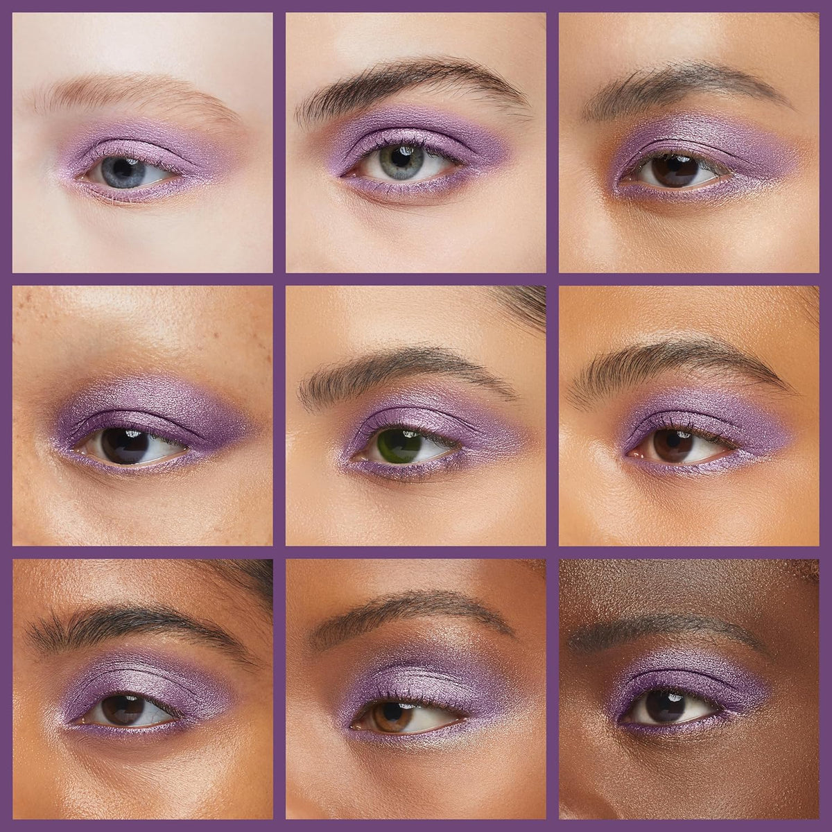 Mardi Gras Shimmering Purple Pink Violet Pressed Powder Single Vegan Eyeshadow; Talc, Paraben &