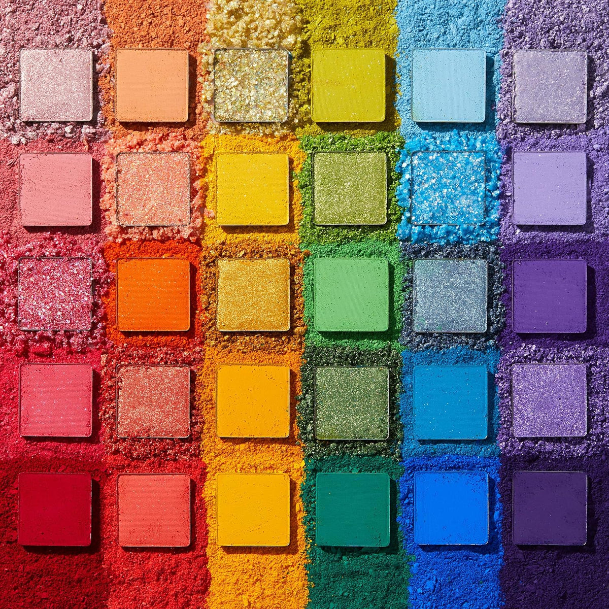 Colourpop Fade Into Hue Eyeshadow Palette - Multi-Color Eye Makeup Palette with Matte, Metallic &